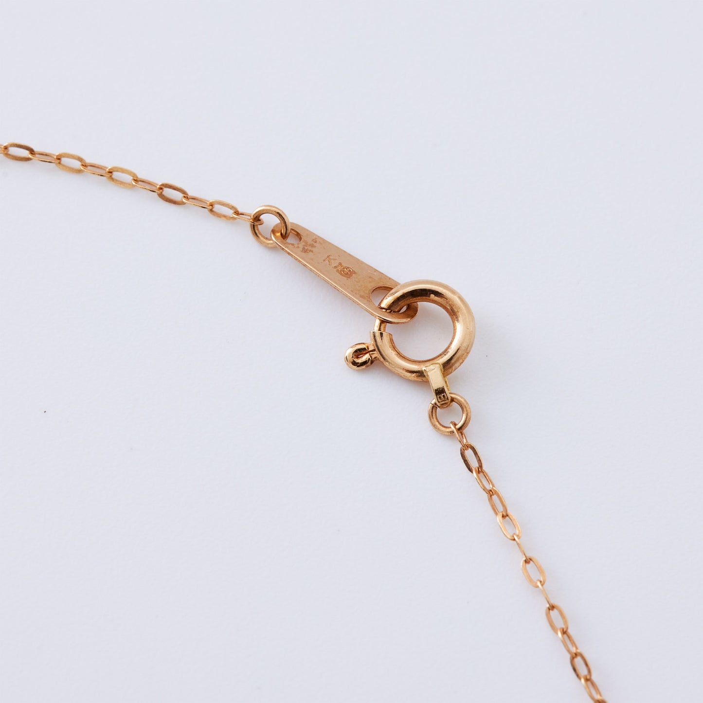 トップ付きネックレス ダイヤN