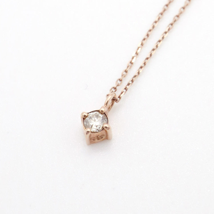 ダイヤネックレス K10