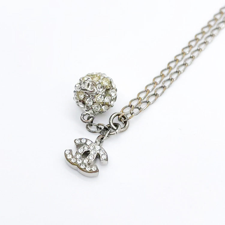 CHANEL 球体ボールネックレス 楽天市場】【CHANEL】シャネル ボール型 ボール ネックレス G金具 ココ