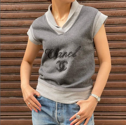 バンドスリーブトップス