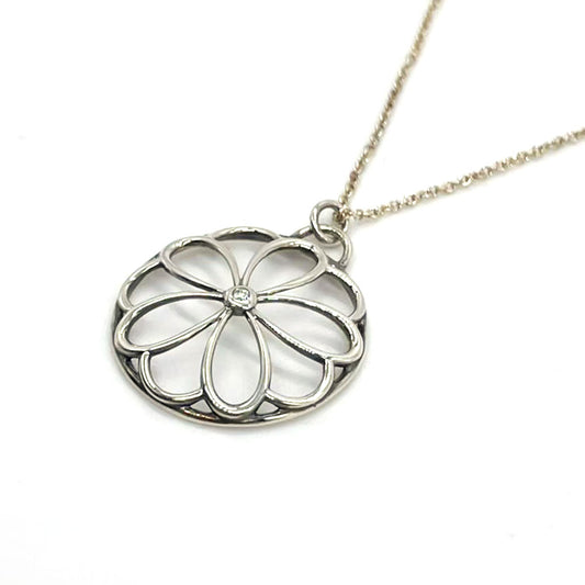 花柄ネックレス